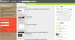 Desktop Screenshot of blogmarks.net
