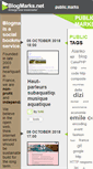 Mobile Screenshot of blogmarks.net