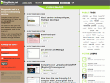 Tablet Screenshot of blogmarks.net